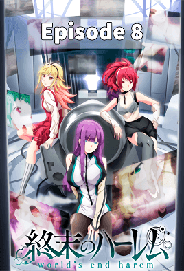 Poster for Shuumatsu no Harem Episode 8